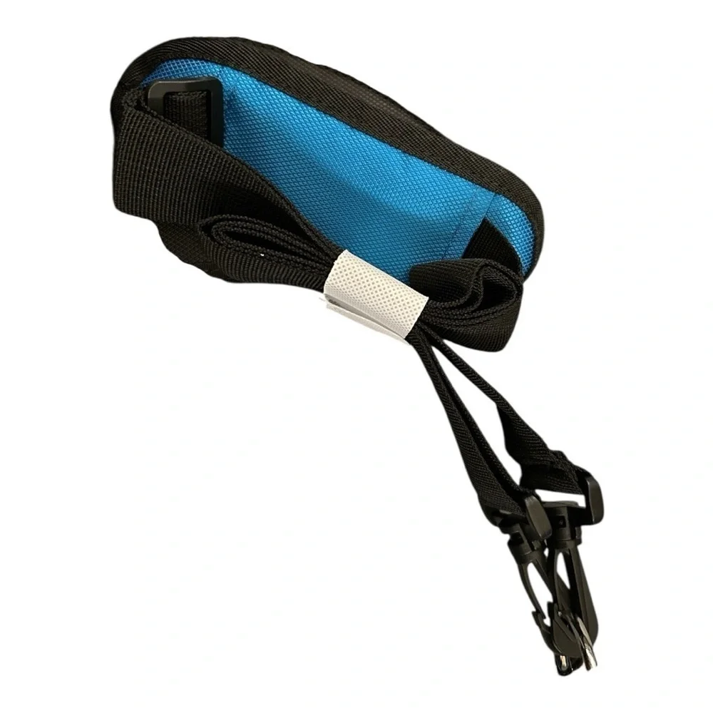 ViVin Blue Zipper Binder 2” Ring w/ Strap & Handle – 450 Sheet Capacity